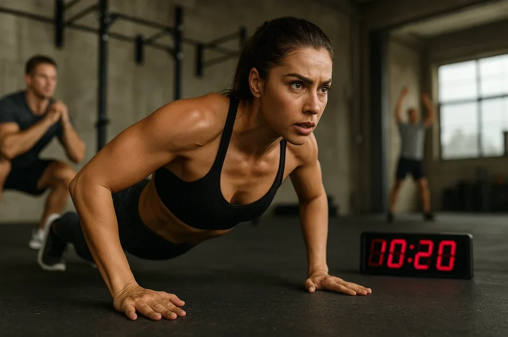 ntenzivan HIIT trening u teretani – AMRAP, EMOM i TABATA metode u akciji